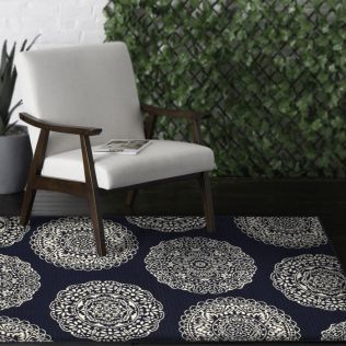 Tributary Fantasia Blue Area Rug